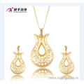 Xuping Luxury Dubai Gold Jewelry Set with Wedding Jewellery Design 63670